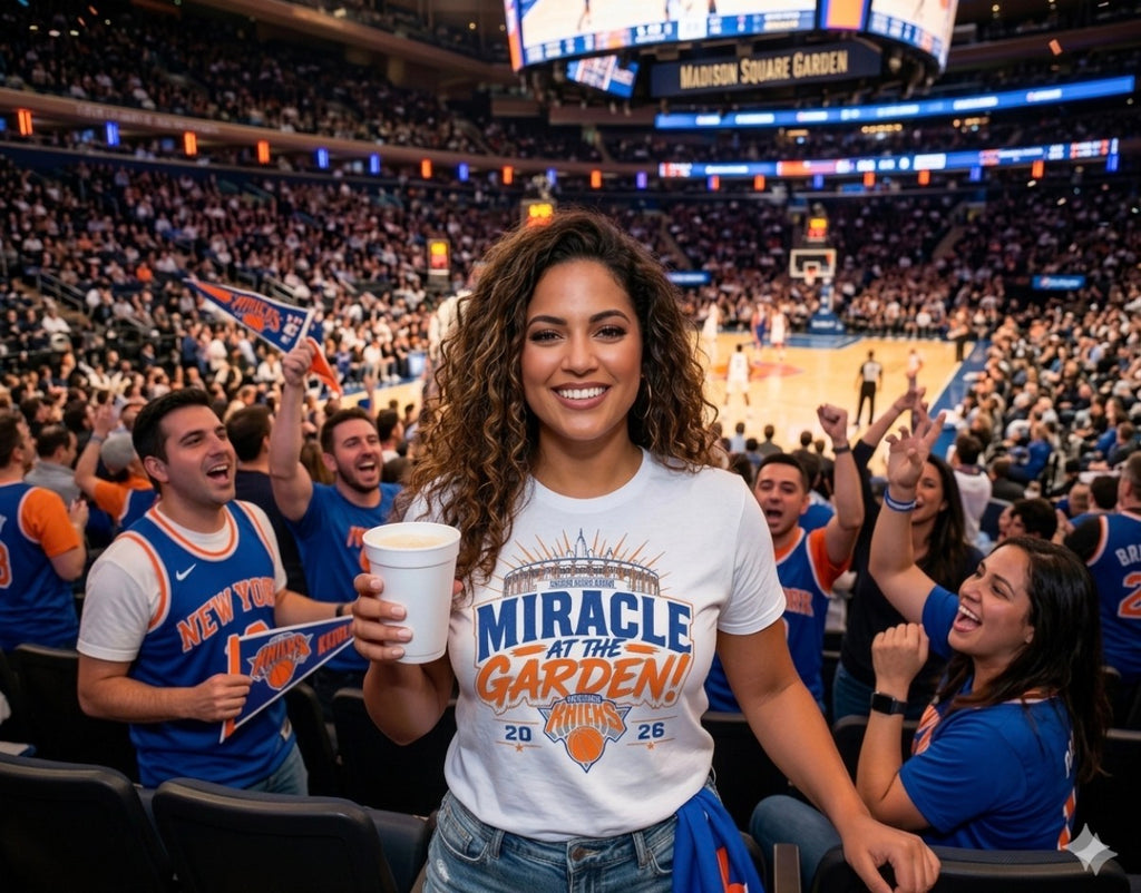Miracle at the Garden 2026 Knicks T-Shirt — Basketball Fan Tee