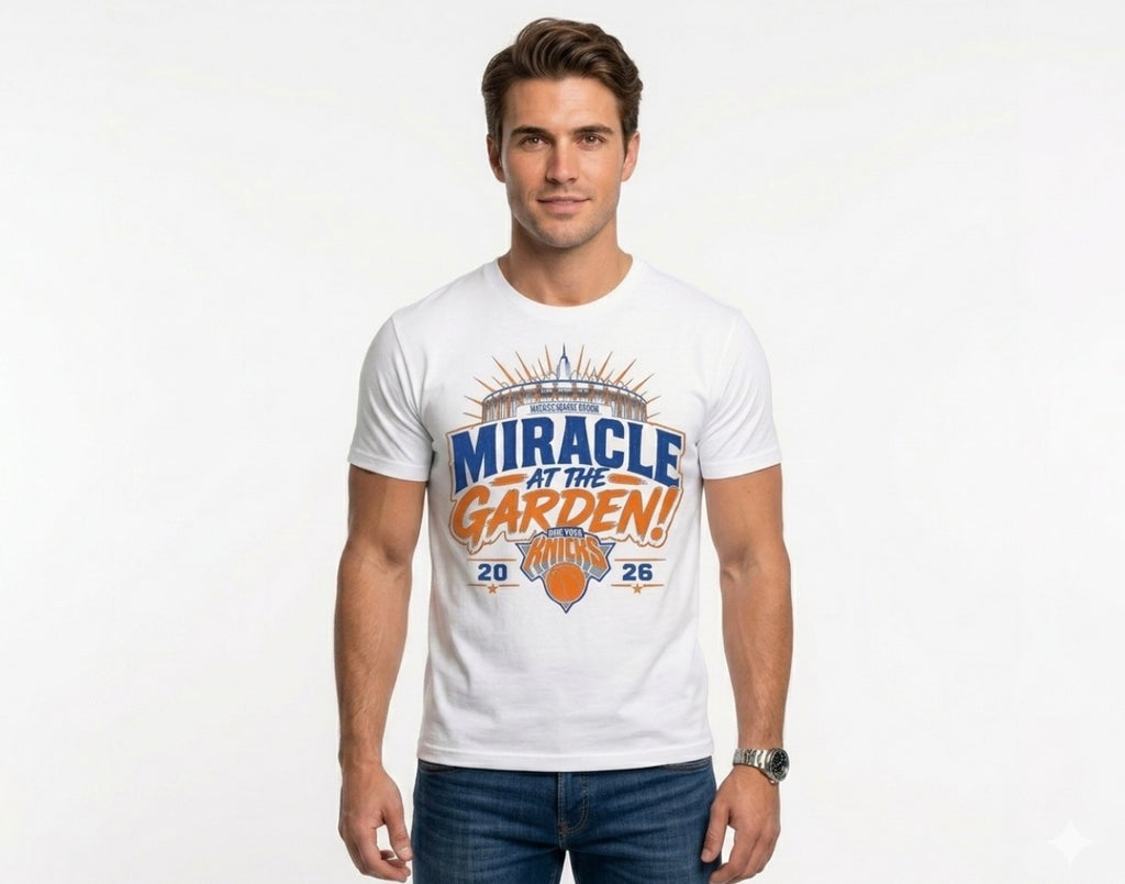 Miracle at the Garden 2026 Knicks T-Shirt — Basketball Fan Tee